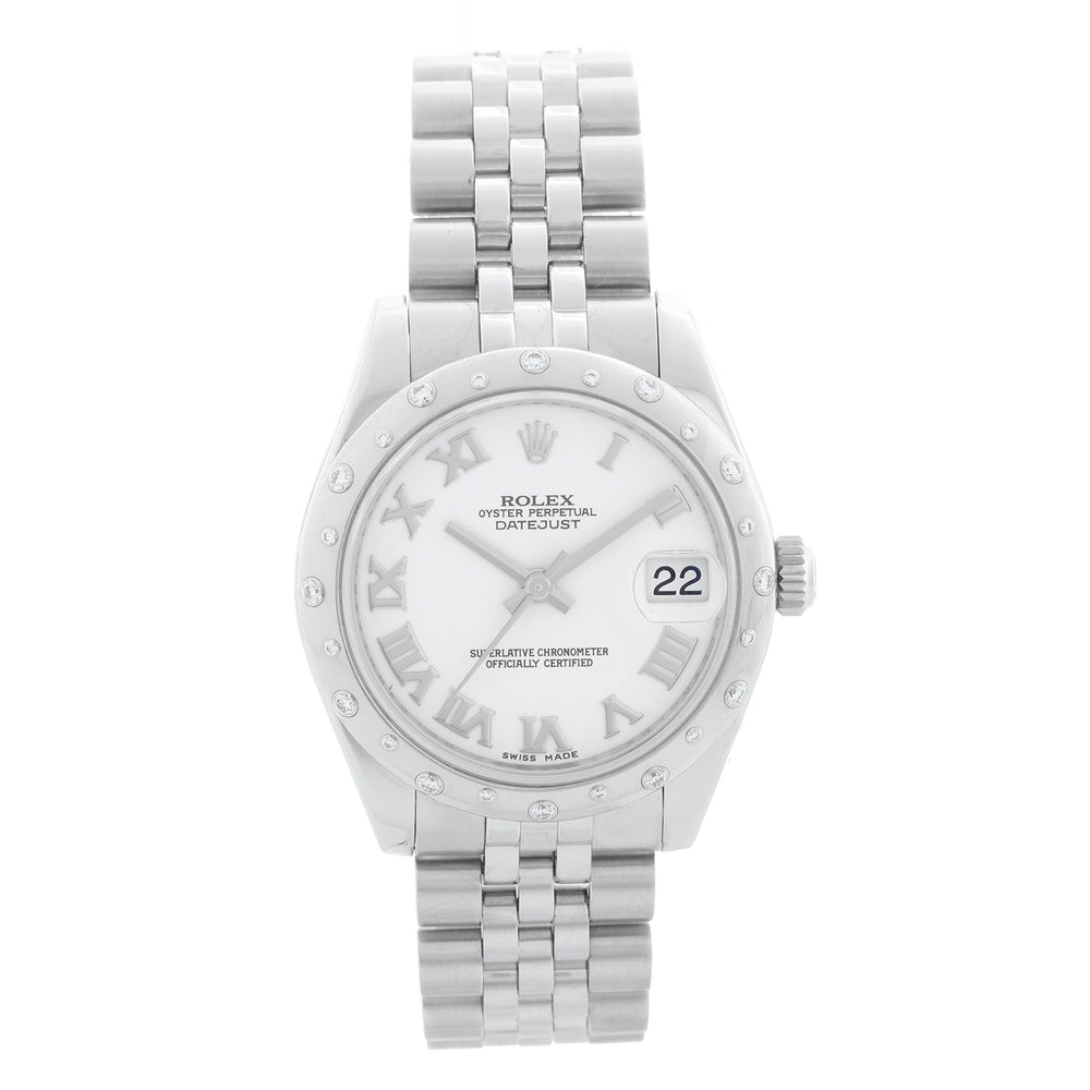 Rolex Datejust Midsize Ladies Steel Watch 178344