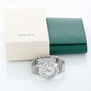 Rolex Datejust Midsize Ladies Steel Watch 178344