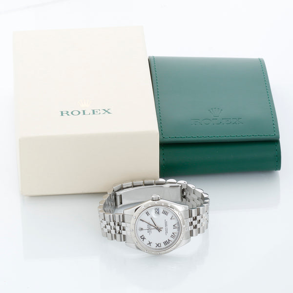 Rolex Datejust Midsize Ladies Steel Watch 178344