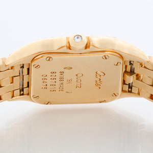 Cartier 18K Yellow Gold Panther Ladies Watch WF3254B9 1280