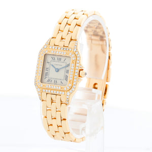 Cartier 18K Yellow Gold Panther Ladies Watch WF3254B9 1280