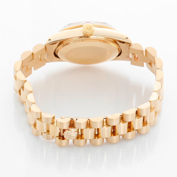 Rolex President Midsize 18K Yellow Gold Watch 6827