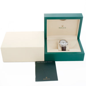 Rolex Cosmograph Daytona White Gold Watch 116519 White Dial – Image 5