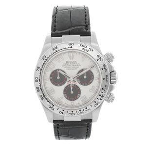 Rolex Cosmograph Daytona White Gold White Dial Watch 116519