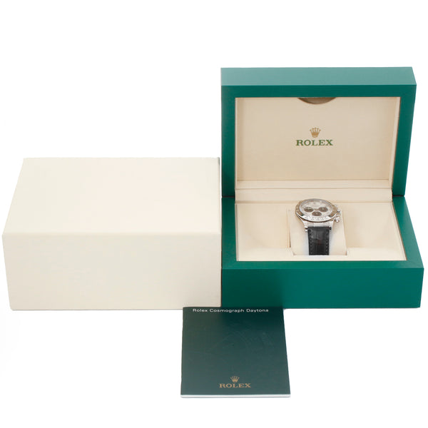 Rolex Cosmograph Daytona White Gold White Dial Watch 116519