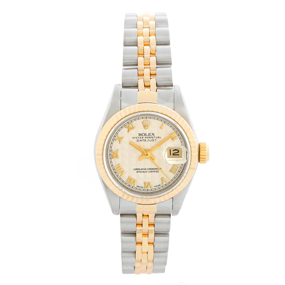 Rolex  2-Tone Datejust Steel & Gold Ladies Watch 69173