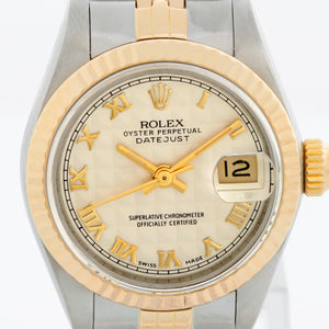 Rolex  2-Tone Datejust Steel & Gold Ladies Watch 69173