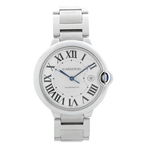 Cartier Ballon Bleu 42mm Stainless Steel Automatic Watch W69012Z4 3001