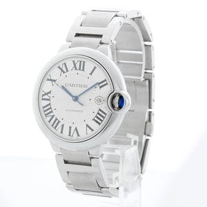 Cartier Ballon Bleu 42mm Stainless Steel Automatic Watch W69012Z4 3001