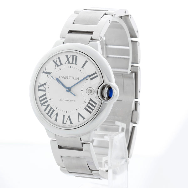 Cartier Ballon Bleu 42mm Stainless Steel Automatic Watch W69012Z4 3001
