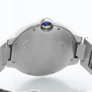 Cartier Ballon Bleu 42mm Stainless Steel Automatic Watch W69012Z4 3001