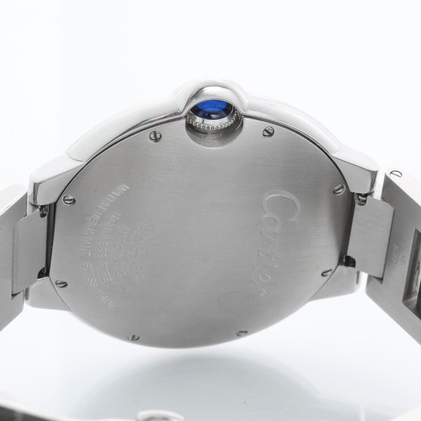 Cartier Ballon Bleu 42mm Stainless Steel Automatic Watch W69012Z4 3001