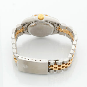 Rolex Ladies Datejust 2-Tone Watch 69173 Champagne Dial