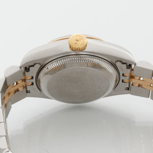 Rolex Ladies Datejust 2-Tone Watch 69173 Champagne Dial