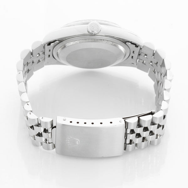 Men's Rolex Datejust Watch 16220 Stainless Steel  Blue Dial