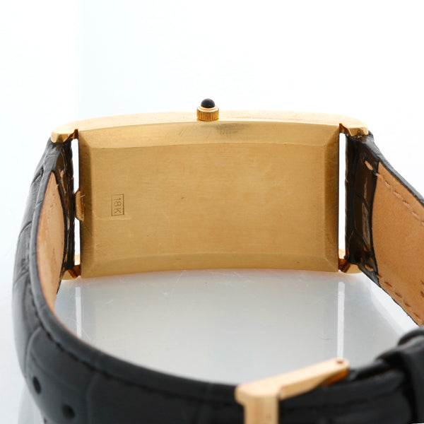 Tiffany & Co. Waldan #1 Possible Prototype Rare Ladies Yellow Gold Tank Watch