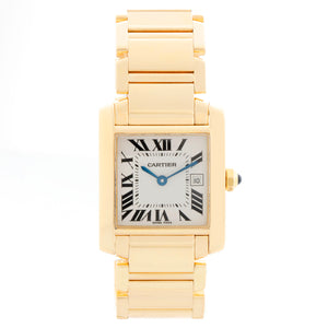 Cartier Tank Francaise Midsize Gold Unisex Watch W50014N2