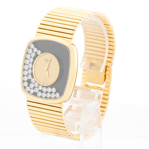 Chopard Happy Diamond 18k Yellow Gold Black Onyx