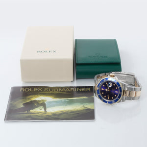 Rolex Submariner 2-Tone Steel & Gold Men's Watch Transitional Model 16803