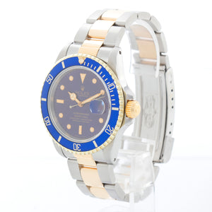 Rolex Submariner 2-Tone Steel & Gold Men's Watch Transitional Model 16803