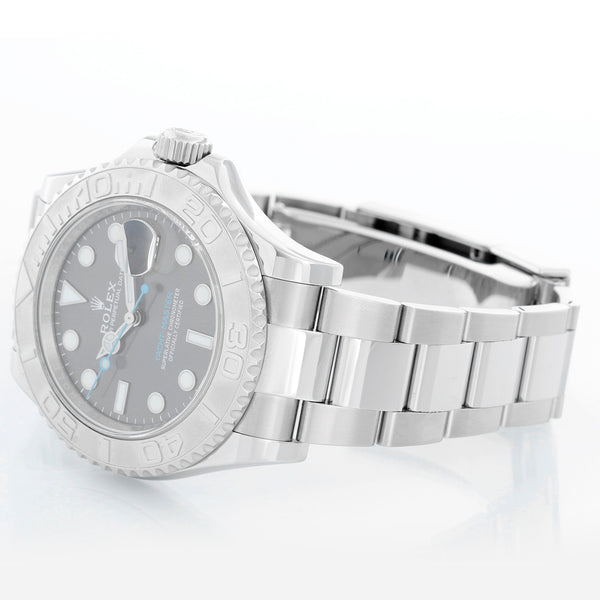 Rolex Dark Rhodium Yacht - Master Men's Stainless Steel Watch 116622