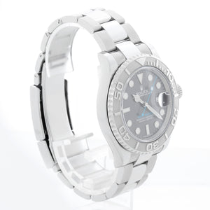 Rolex Dark Rhodium Yacht - Master Men's Stainless Steel Watch 116622