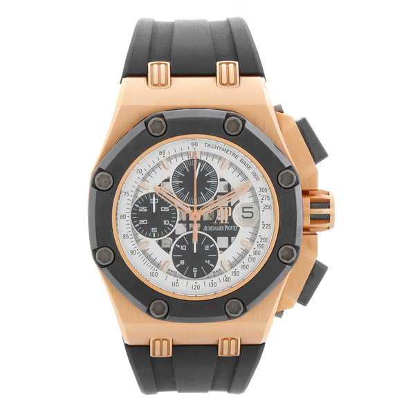 Audemars Piguet Rubens Barrichello II Offshore Chronograph Rose Gold Men's Watch 26078RO.OO.D002CR.01