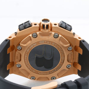 Audemars Piguet Rubens Barrichello II Offshore Chronograph Rose Gold Men's Watch 26078RO.OO.D002CR.01