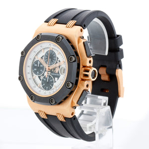 Audemars Piguet Rubens Barrichello II Offshore Chronograph Rose Gold Men's Watch 26078RO.OO.D002CR.01