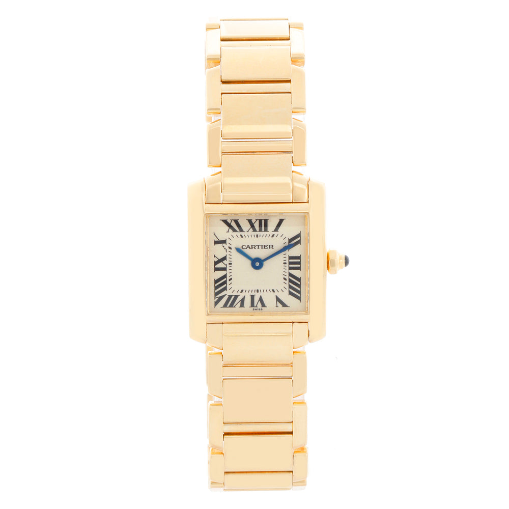 Cartier Tank Francaise 18k Yellow Gold Ladies Watch W50002N2 1820