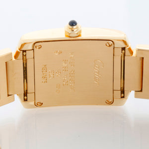 Cartier Tank Francaise 18k Yellow Gold Ladies Watch W50002N2 1820