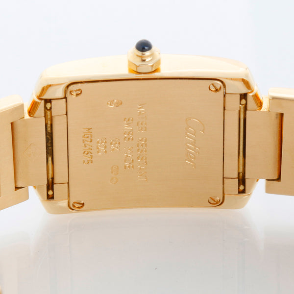 Cartier Tank Francaise 18k Yellow Gold Ladies Watch W50002N2 1820