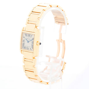 Cartier Tank Francaise 18k Yellow Gold Ladies Watch W50002N2 1820