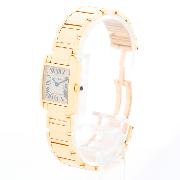 Cartier Tank Francaise 18k Yellow Gold Ladies Watch W50002N2 1820