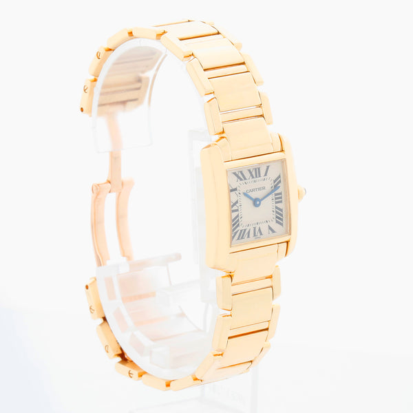 Cartier Tank Francaise 18k Yellow Gold Ladies Watch W50002N2 1820