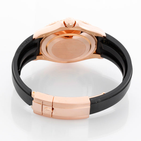 Rolex Yacht - Master 18k Eve Rose Gold Men's Watch 116655