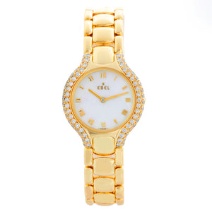 Ebel Beluga 18k Yellow Gold 24 mm Ladies Quartz Watch 866969