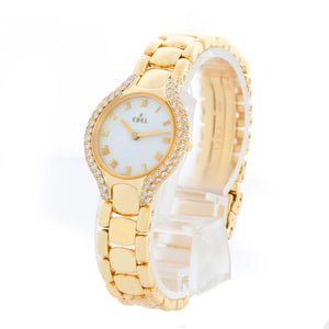 Ebel Beluga 18k Yellow Gold 24 mm Ladies Quartz Watch 866969