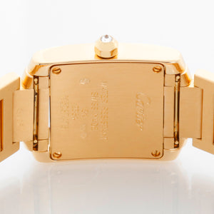 Cartier Tank Francaise 18k Yellow Gold Ladies Watch 2364 WE1001R8