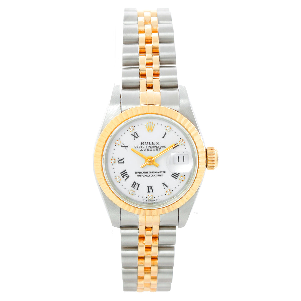 Ladies Rolex Datejust  2-Tone Diamond Watch 69173
