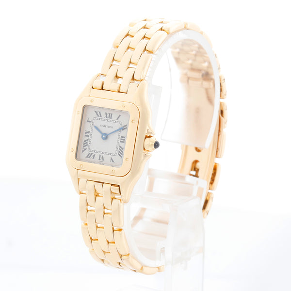 Cartier Panther Ladies 18k Yellow Gold Watch W25022B9 1070