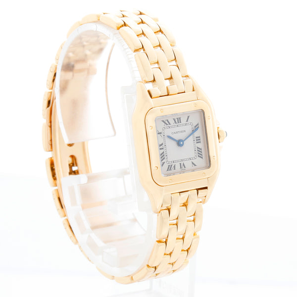 Cartier Panther Ladies 18k Yellow Gold Watch W25022B9 1070