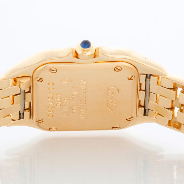 Cartier Panther Ladies 18k Yellow Gold Watch W25022B9 1070