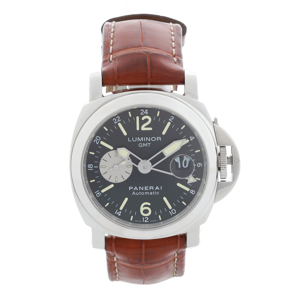 Panerai Luminor GMT Stainless Steel Men's Watch PAM 88