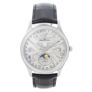 Jaeger-LeCoultre Master Calendar Men's Meteorite Stainless Steel Watch Q1558421 176.8.12.S