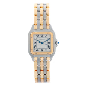 Cartier 3-Row Panther 2-Tone Steel & Gold Jumbo  Watch W25027B8
