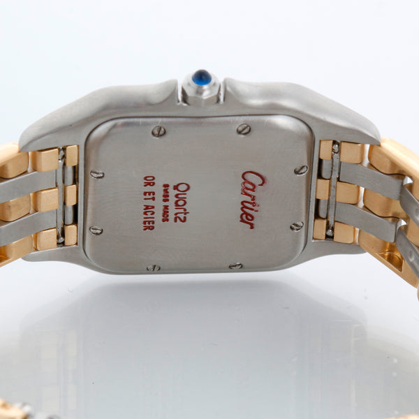 Cartier 3-Row Panther 2-Tone Steel & Gold Jumbo  Watch W25027B8