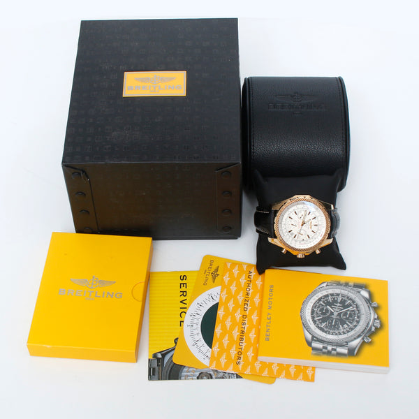 Breitling Bentley Men's 18k Yellow Gold Chronograph Watch K25362