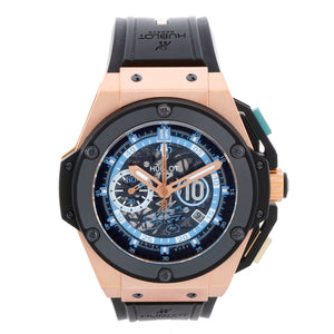 Diego Maradona Hublot King Power Skeleton Dial  Men's Watch