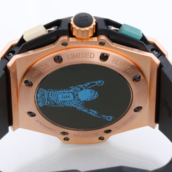 Diego Maradona Hublot King Power Skeleton Dial  Men's Watch